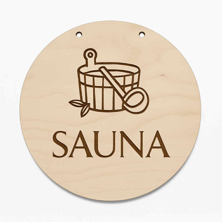 Tabliczka „SAUNA”