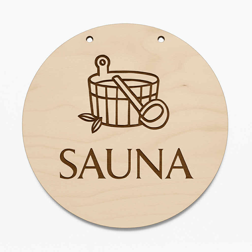 Tabliczka „SAUNA”