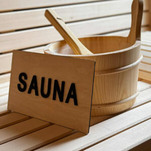 Tabliczka SAUNA