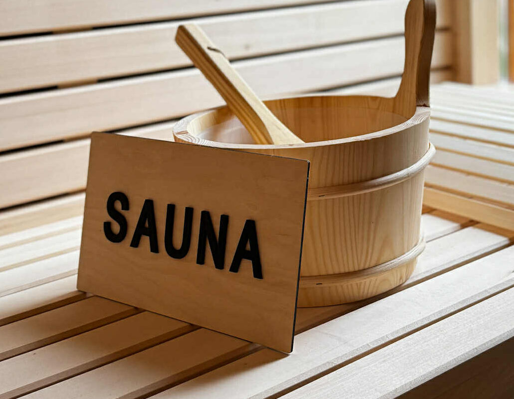 Tabliczka SAUNA